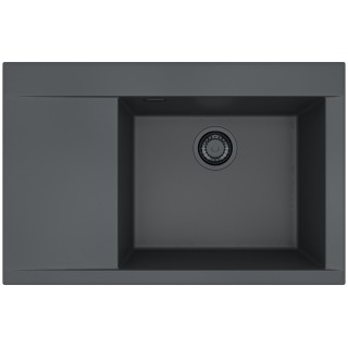 Kuchyňský dřez Alveus Pure-G 70 Black Edition Deep Black A90, pravý