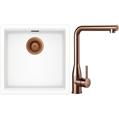 Set Schock S31-14 (dřez Kiruna N-100 Day + baterie Keto Copper brushed)