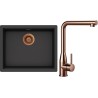 Set Schock S32-14 (dřez Kiruna N-100L Dusk + baterie Keto Copper brushed)