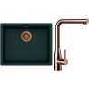 Set Schock S32-19 (dřez Kiruna N-100L Ivy + baterie Keto.120 Copper brushed)