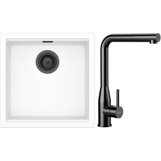 Set Schock S31-20 (dřez Kiruna N-100 Day + baterie Keto.120 Gunmetal brushed + komponenty...