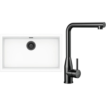 Set Schock S33-15 (dřez Kiruna N-100XL Day + baterie Keto Gunmetal brushed)