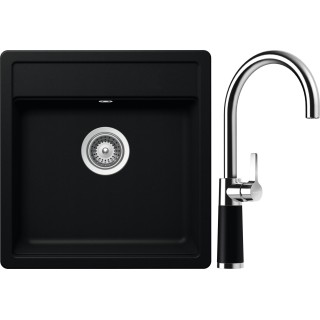 Set Schock S10-6 (dřez Mono N-100S Puro + baterie SC-520 Puro)