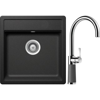 Set Schock S10-6 (dřez Mono N-100S Stone + baterie SC-520 Stone)