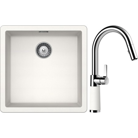 Set Schock S11-7 (dřez Greenwich N-100 Polaris + baterie SC-520.120 Polaris)