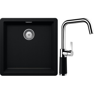 Set Schock S11-8 (dřez Greenwich N-100 Puro + baterie SC-530 Puro)