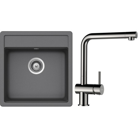 Set Schock S23-5 (dřez Nemo N-100S Croma + baterie Epos Nerezový vzhled)