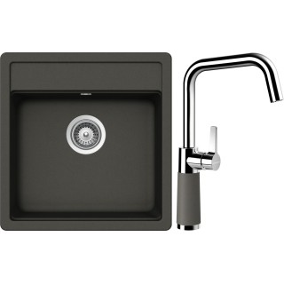 Set Schock S23-10 (dřez Nemo N-100S Asphalt + baterie SC-530 Asphalt)