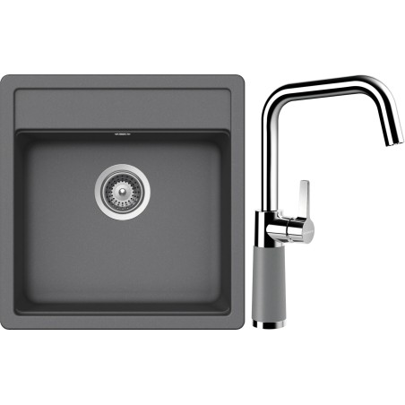 Set Schock S23-10 (dřez Nemo N-100S Croma + baterie SC-530 Croma)