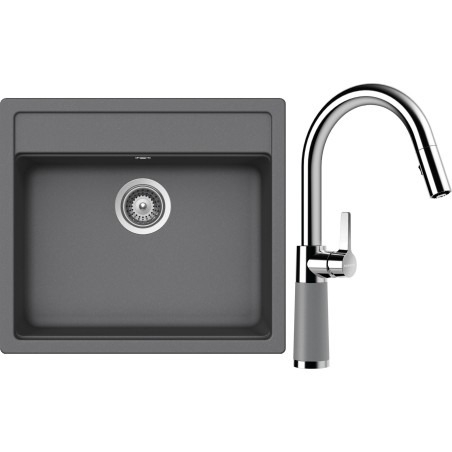 Set Schock S24-9 (dřez Nemo N-100 Croma + baterie SC-520.120 Croma)