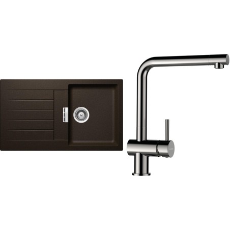 Set Schock S1-3 (dřez Signus D-100 Bronze + baterie Epos Nerezový vzhled)