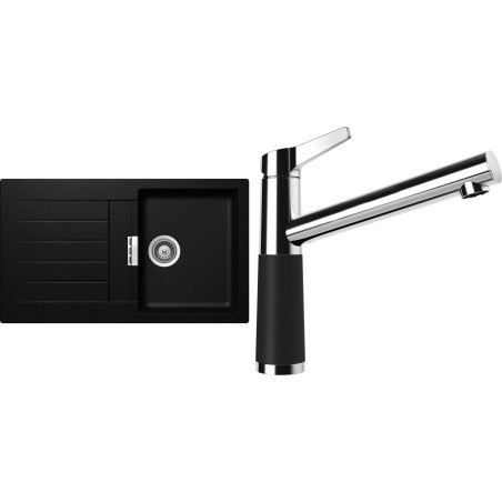 Set Schock S1-4 (dřez Signus D-100 Magma + baterie SC-510 Magma)