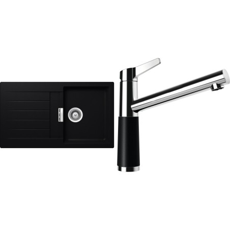 Set Schock S1-4 (dřez Signus D-100 Puro + baterie SC-510 Puro)