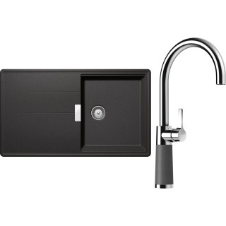 Set Schock S16-6 (dřez Tia D-100 Stone + baterie SC-520 Stone)