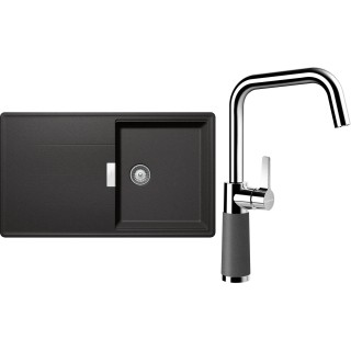 Set Schock S16-8 (dřez Tia D-100 Stone + baterie SC-530 Stone)