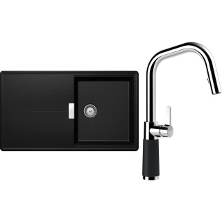 Set Schock S16-9 (dřez Tia D-100 Magma + baterie SC-530.120 Magma)