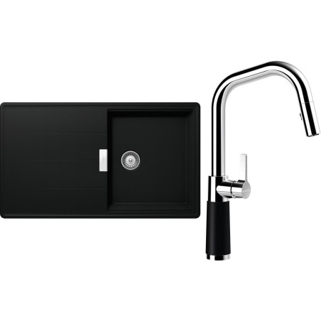 Set Schock S16-9 (dřez Tia D-100 Puro + baterie SC-530.120 Puro)