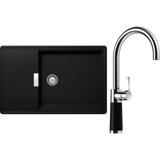 Set Schock S17-6 (dřez Tia D-100LS Puro + baterie SC-520 Puro)