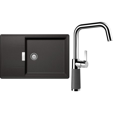 Set Schock S17-8 (dřez Tia D-100LS Stone + baterie SC-530 Stone)