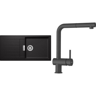 Set Schock S2-2 (dřez Signus D-100L Stone + baterie Epos.120 Stone)