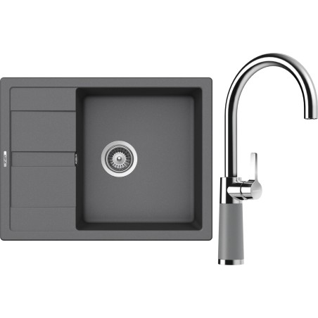 Set Schock S20-8 (dřez Manhattan D-100 Croma + baterie SC-520 Croma)