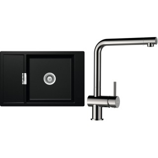 Set Schock S4-3 (dřez Mono D-100XS Magma + baterie Epos Nerezový vzhled)