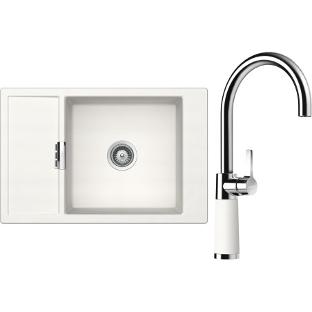 Set Schock S4-6 (dřez Mono D-100XS Polaris + baterie SC-520 Polaris)