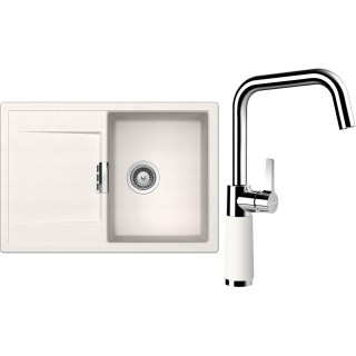 Set Schock S5-8 (dřez Mono D-100S Polaris + baterie SC-530 Polaris)