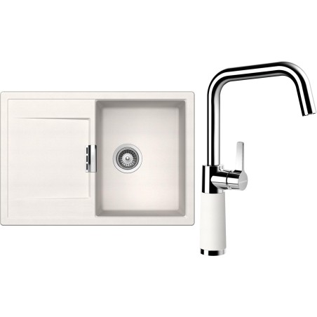 Set Schock S5-8 (dřez Mono D-100S Polaris + baterie SC-530 Polaris)