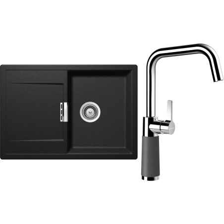 Set Schock S5-8 (dřez Mono D-100S Stone + baterie SC-530 Stone)