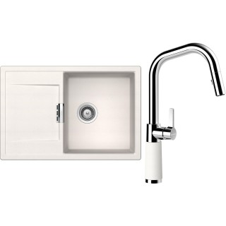 Set Schock S6-9 (dřez Mono D-100 Polaris + baterie SC-530.120 Polaris)