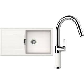 Set Schock S8-7 (dřez Mono D-100L Polaris + baterie SC-520.120 Polaris)