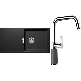 Set Schock S8-8 (dřez Mono D-100L Stone + baterie SC-530 Stone)