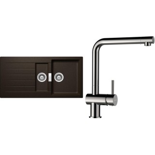 Set Schock S3-3 (dřez Signus D-150 Bronze + baterie Epos Nerezový vzhled)