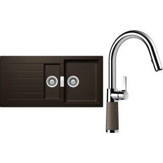 Set Schock S3-7 (dřez Signus D-150 Bronze + baterie SC-520.120 Bronze)