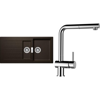 Set Schock S3-13 (dřez Signus D-150 Bronze + baterie Epos.120 Chrom)