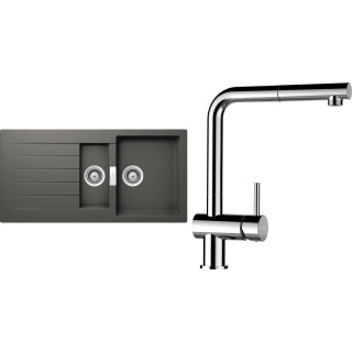 Set Schock S3-13 (dřez Signus D-150 Silverstone + baterie Epos.120 Chrom)