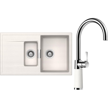 Set Schock S7-6 (dřez Mono D-150 Polaris + baterie SC-520 Polaris)