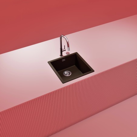 Kuchyňský dřez Schock Kaia N-100 Bronze, montáž do roviny