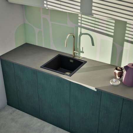 Kuchyňský dřez Schock Kaia N-100 Magma, montáž do roviny