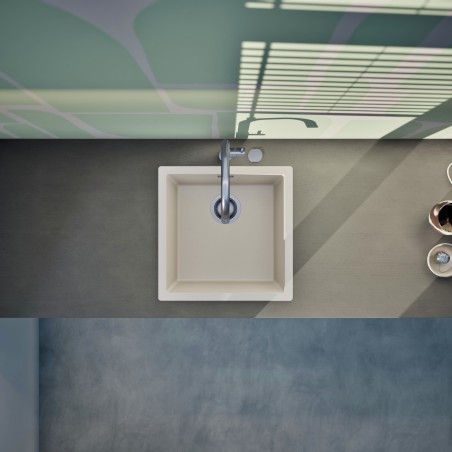 Kuchyňský dřez Schock Kaia N-100 Magnolia, horní montáž