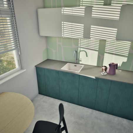 Kuchyňský dřez Schock Kaia N-100 Magnolia, spodní montáž