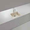 Kuchyňský dřez Schock Kaia N-100L Magnolia, spodní montáž
