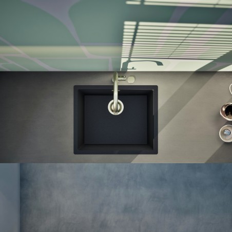 Kuchyňský dřez Schock Kaia N-100L Puro, montáž do roviny