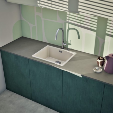 Kuchyňský dřez Schock Kaia N-100L Stone, spodní montáž