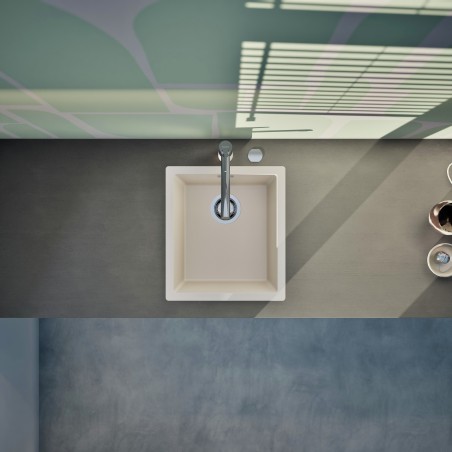 Kuchyňský dřez Schock Kaia N-100S Magnolia, horní montáž