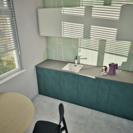 Kuchyňský dřez Schock Kaia N-100S Magnolia, montáž do roviny