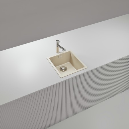 Kuchyňský dřez Schock Kaia N-100S Magnolia, spodní montáž