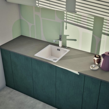 Kuchyňský dřez Schock Kaia N-100S Polaris, montáž do roviny