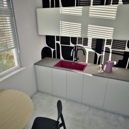 Kuchyňský dřez Schock Kaia N-100XL Berry, spodní montáž